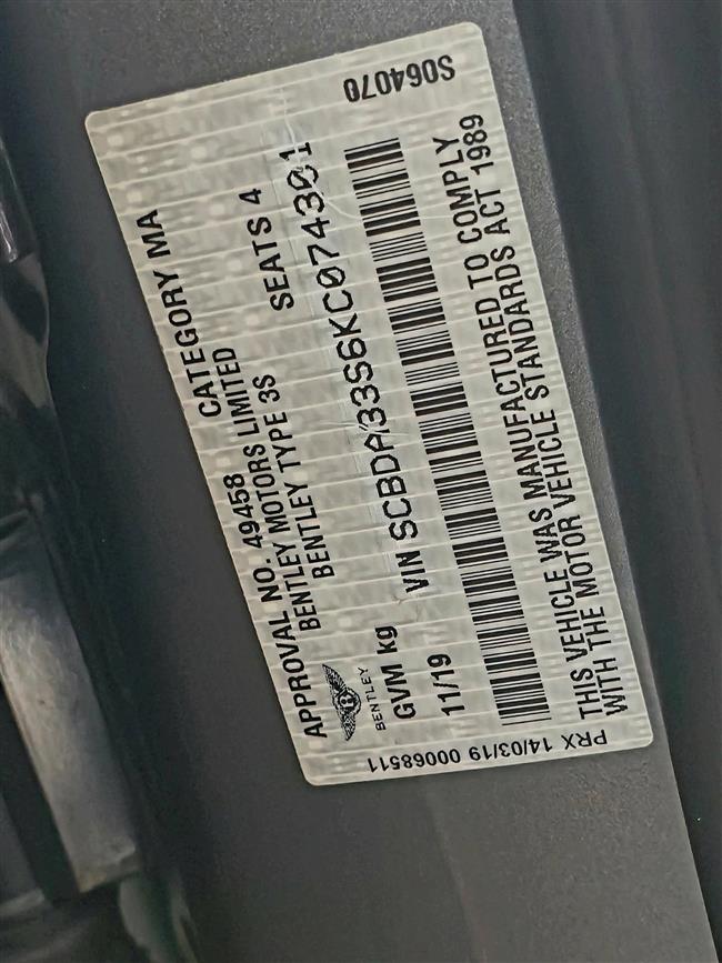 2019 BENTLEY CONTINENTAL GT CONVERTIBLE - $329,888.00 - Photo 31